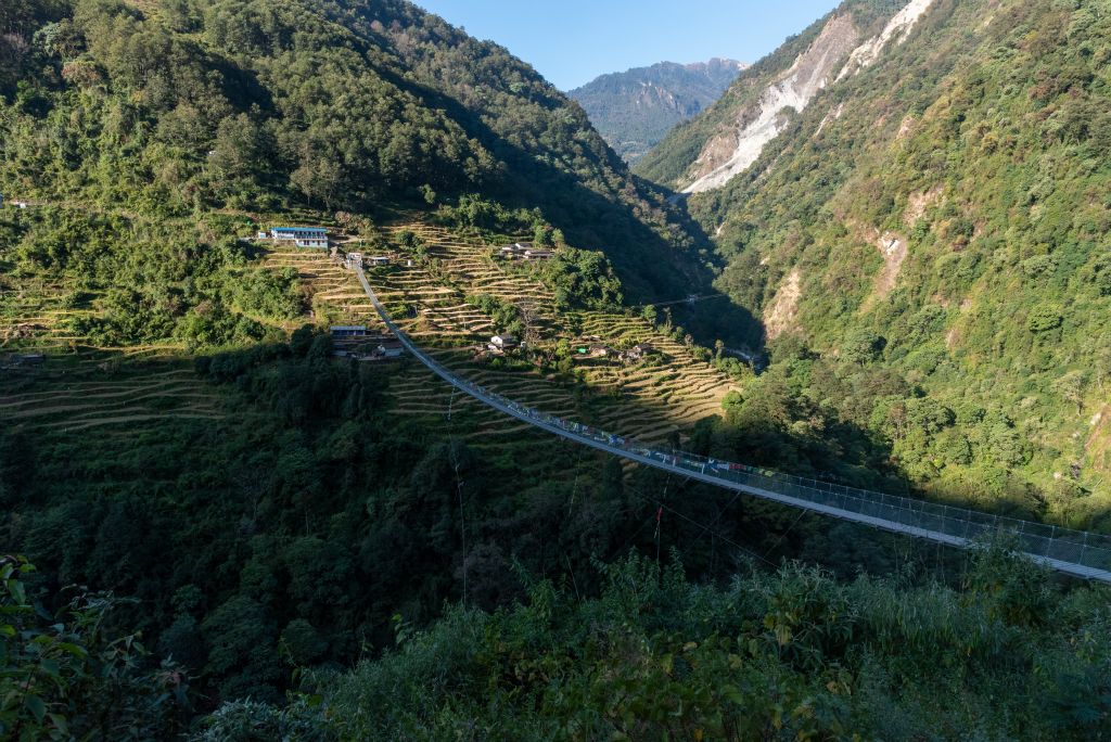 New Bridge : pont et hameau